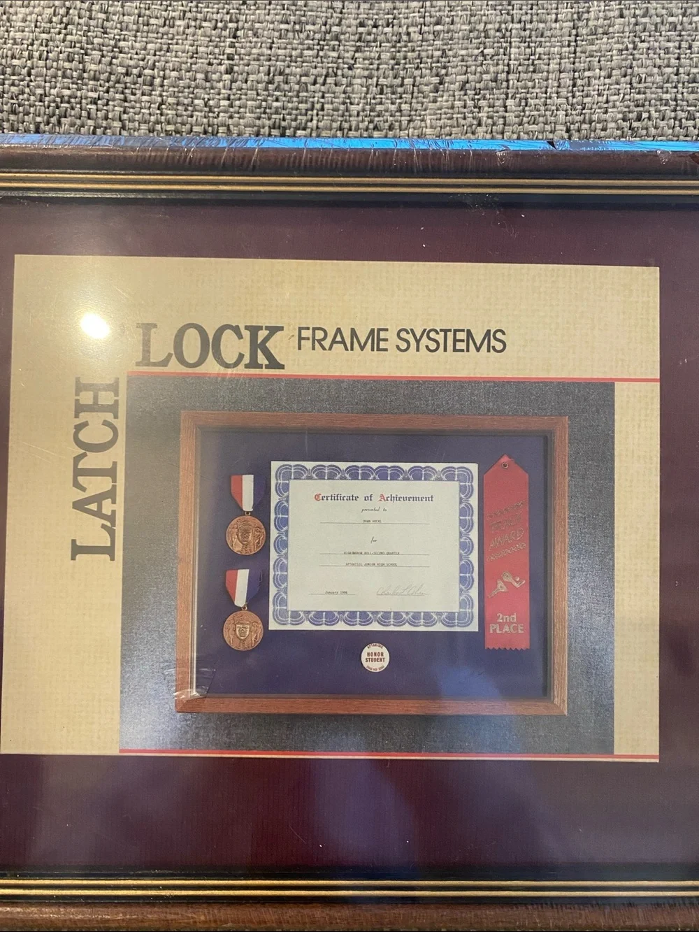 10x13” Latch and Lock Frame Systems Certificate Frame Display NEW